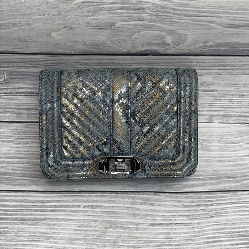 Rebecca Minkoff Chevron Quilted S Love Crossbody